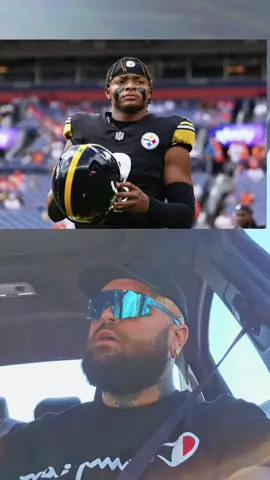 IDC I miss Justin Fields in Black & Gold 🥺 #fyp #Steelers #NFL #JustinFields #greenscreensticker 