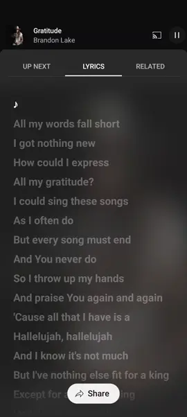 gratitude - Brandon lake #foryoupage #fyp #goviral #fullsong #brandonlake 