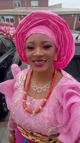Real Anambra Women, England out to support one of our own #igboamaka #igbotiktok #pink #gele #igboblouse 