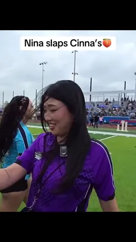Nina Slaps Cinna’s Ass and Compliments Her Gym Gains 😂#NinaLin #fy #viral #cinna @Nina Lin @Cinna 