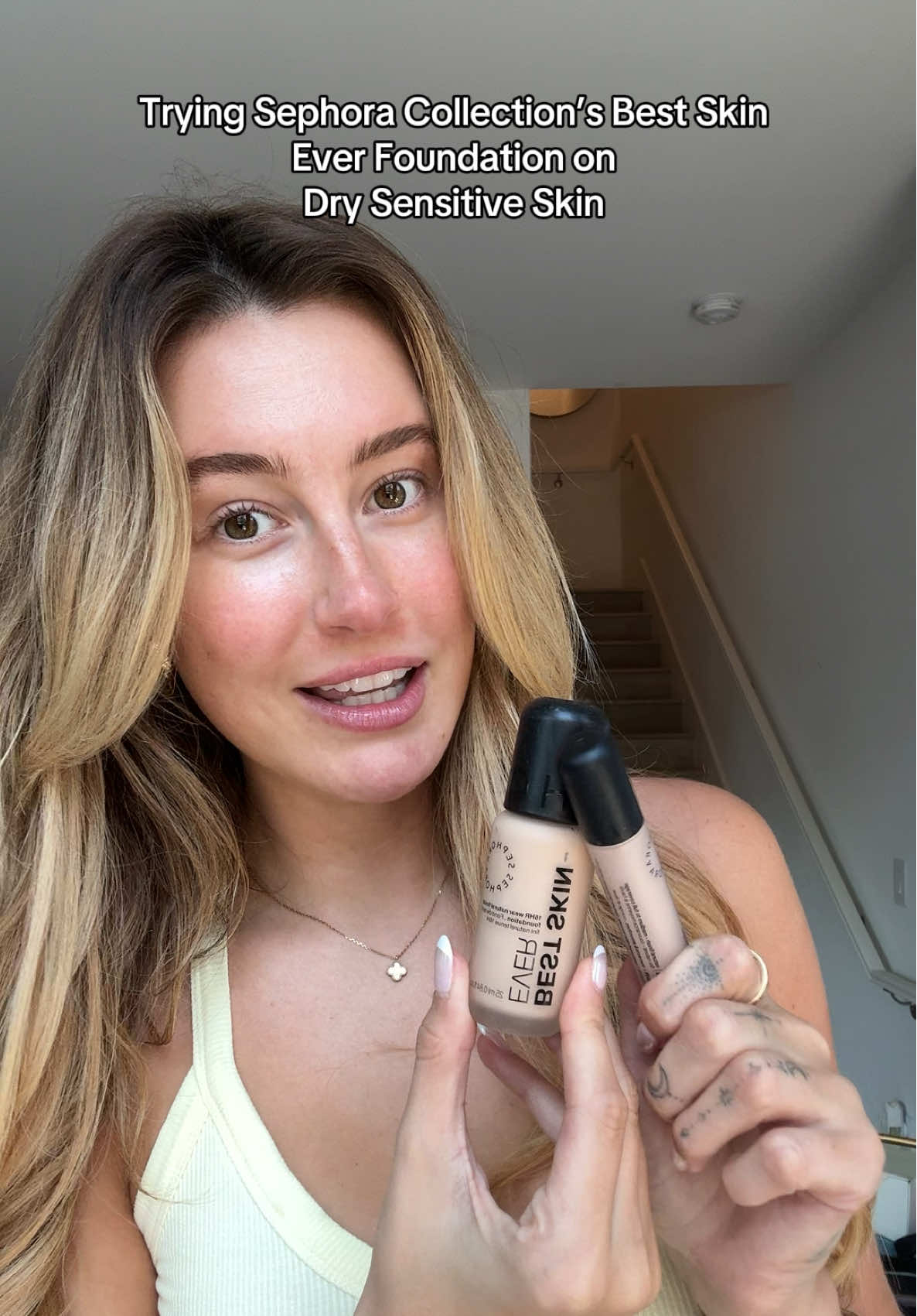 let’s try @Sephora Collection NEW best ever skin foundation & concealer 🤍