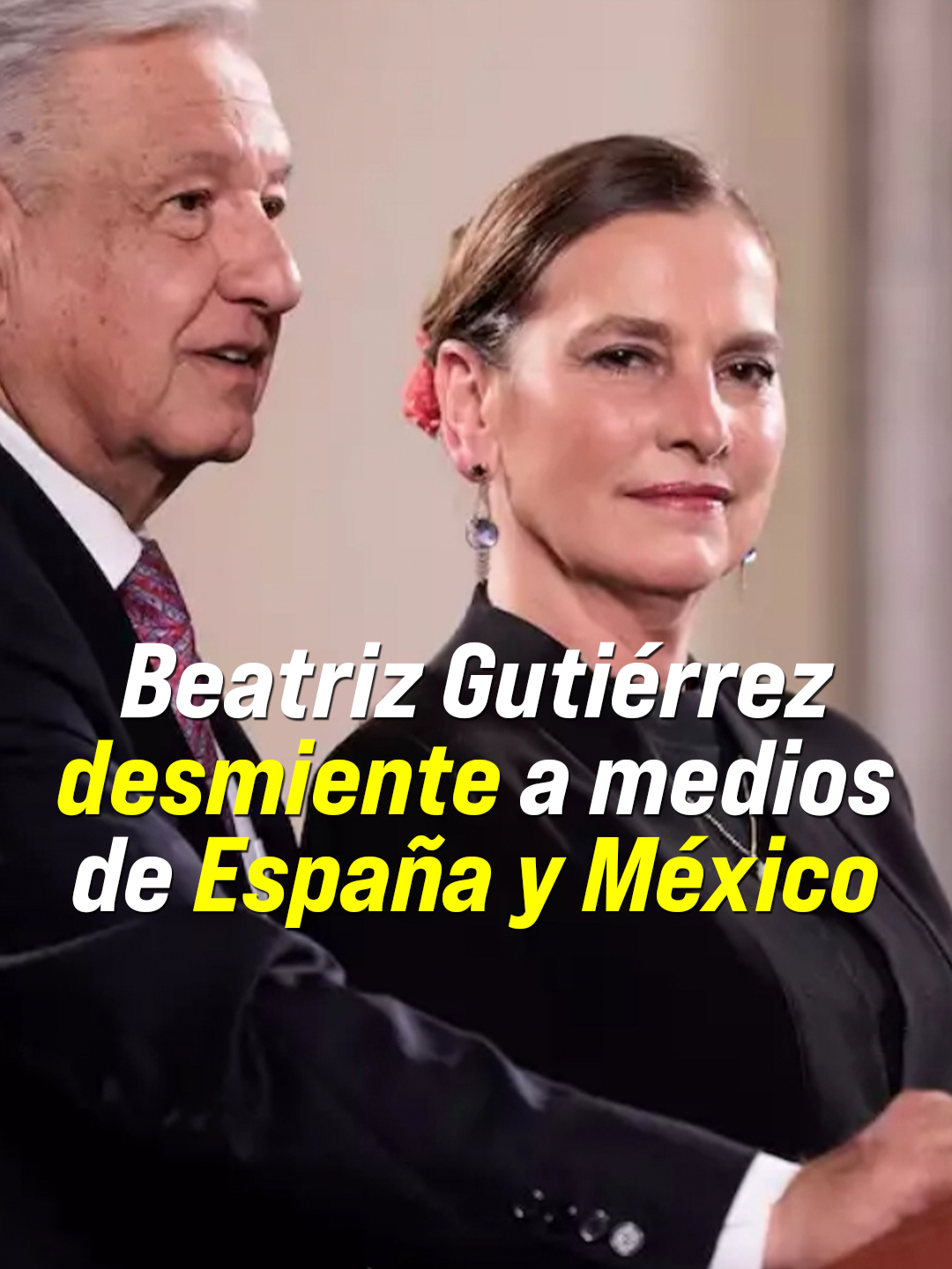 Beatriz Gutiérrez, esposa de López Obrador, desmiente a medios que aseguran se fue a vivir a España. #méxico #españa #beatriz #gutiérrez #amlo #lópezobrador #4t #claudiasheinbaum #medios #noticias