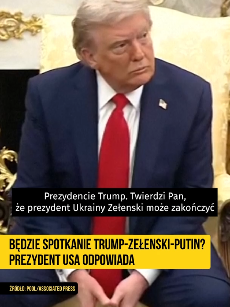 - Będziemy mieli spotkanie, myślę, że wszystko się dobrze ułoży. Myślę, że będzie rozsądna szansa na zakończenie wojny - mówił Donald Trump #Onet #polityka