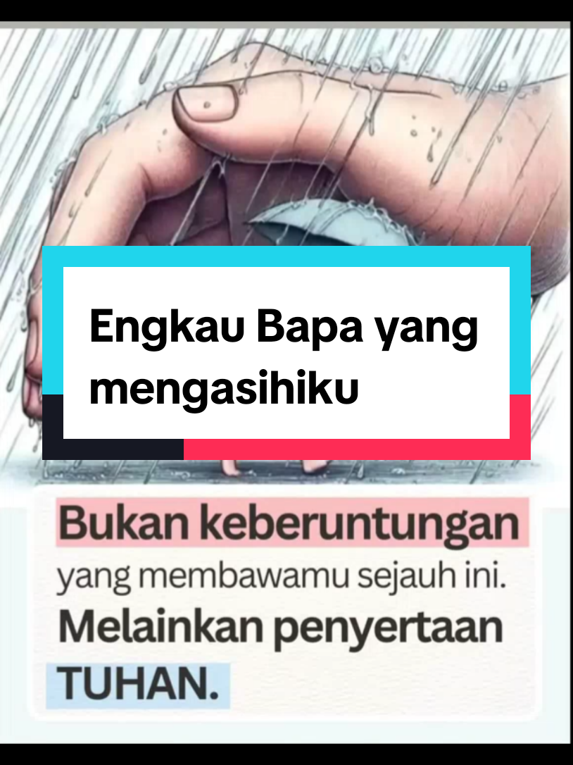 Engkau Bapa yang mengasihiku Tak Kau pandang bentuk dan rupaku Engkau mengasihiku dengan sepenuh hati Tak pernah sama seperti dunia ini Engkau Bapa yang mengajariku Melewati badai langit biru Kau yang buatku terbang bagaikan rajawali Mengatasi segala pencobaan Kau Bapaku yang baik Mengerti bahasa tetesan air mata Tak Kau biarkan kuberjalan sendirian S'bab Kau Bapaku yang baik Kau Bapaku yang baik Mengerti bahasa tetesan air mata Tak Kau biarkan kuberjalan sendirian S'bab Kau Bapaku yang baik Engkau sungguh baik Engkau Bapa yang mengajariku Melewati badai langit biru Kau yang buatku terbang bagaikan rajawali Mengatasi segala pencobaan Kau Bapaku yang baik Mengerti bahasa tetesan air mata Tak Kau biarkan kuberjalan sendirian S'bab Kau Bapaku yang baik Kau Bapaku yang baik Mengerti bahasa tetesan air mata Tak Kau biarkan kuberjalan sendirian S'bab Kau Bapaku yang baik Engkau sungguh baik Kau Bapaku yang baik Mengerti bahasa tetesan air mata Tak Kau biarkan kuberjalan sendirian S'bab Kau Bapaku yang baik Engkau sungguh baik #engkaubapayangmengasihiku #bapayangmengasihiku #themost_high 