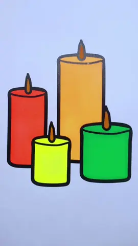 🕯❤️💛🧡💚#asmr #coloringasmr #coloringbook #colortherapy #easycoloring 