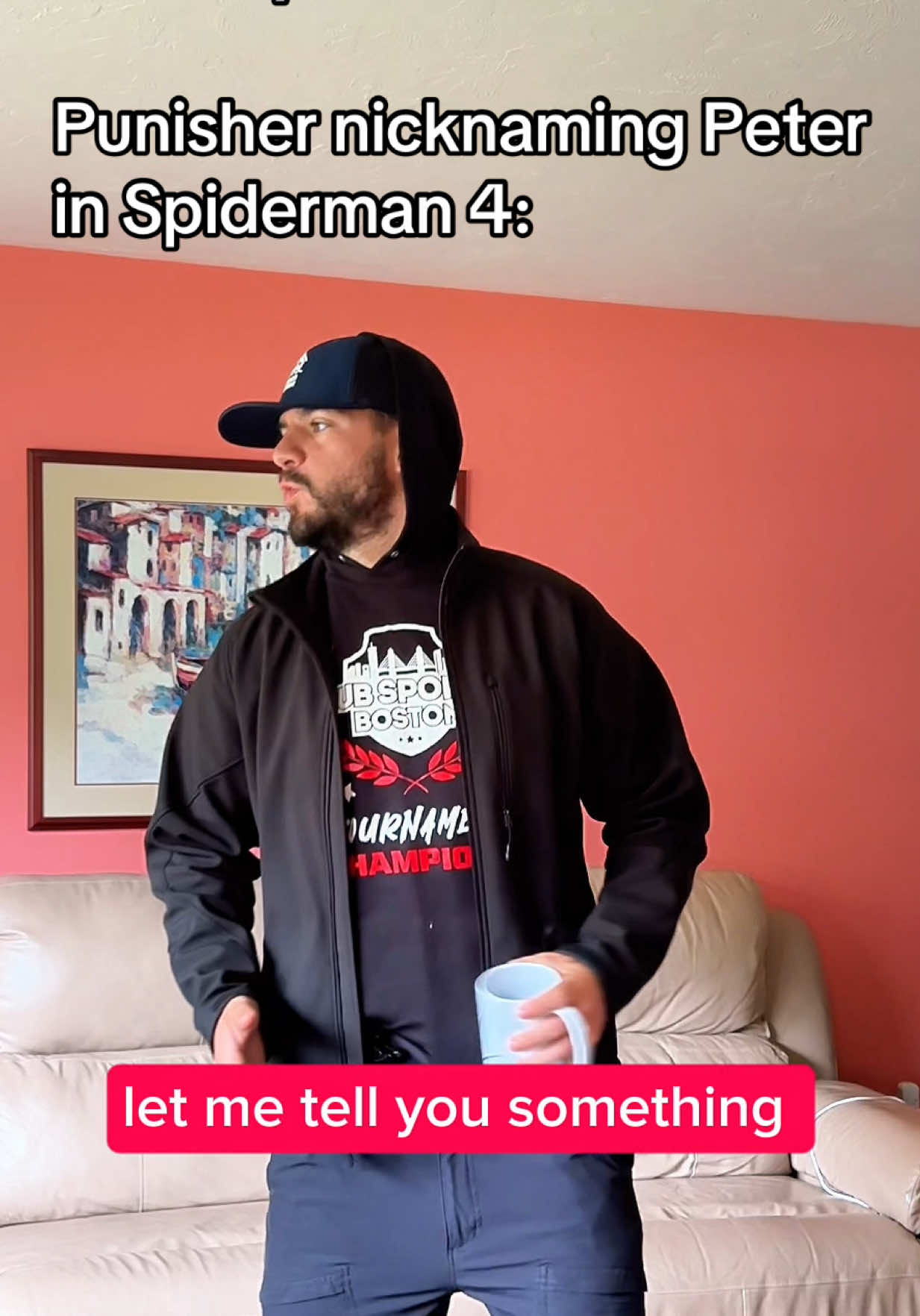 Frank boutta be unhinged 😂 #punisher #spiderman #spiderman4 #marvel #jonbernthal 