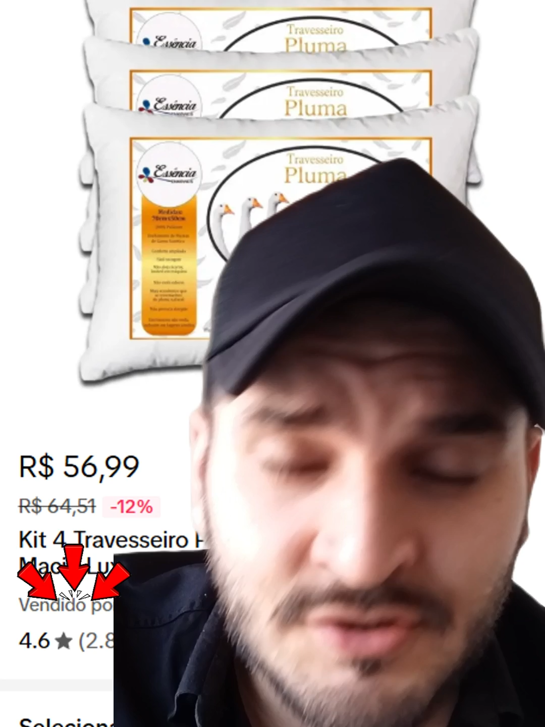 #promoção ño kiti de travesseiros #cama #banho #casa