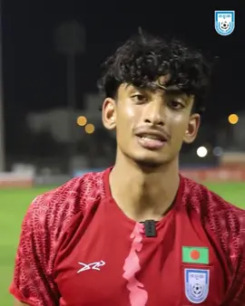 🎥 Zayyan Ahmed shares his thoughts on making his debut for the Bangladesh U-23 National Team and reflects on the team’s performance against Bahrain. 🇧🇩⚽ #BFF #BangladeshFootball #AFCU23