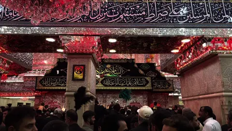 مقام الامام الحسين ع #كربلاء #بين_الحرمين #مرقد_الامام_الحسين #شور 