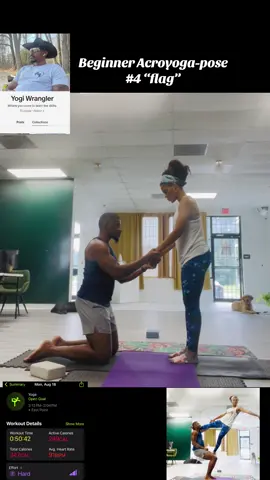 Beginners acro yoga pose number four. This one is called flag. It took us a bit of time to get it done, but we did.#yogiwrangler #atlanta #tenantsofthetreehouse #acroyoga #yoga 