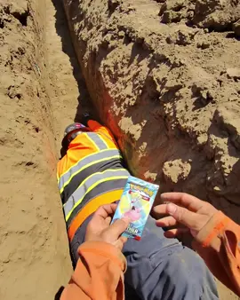 Worker falls in trench! Journey Together Booster pack! #pokemon #pokemontiktok #foryou #viral #trending 