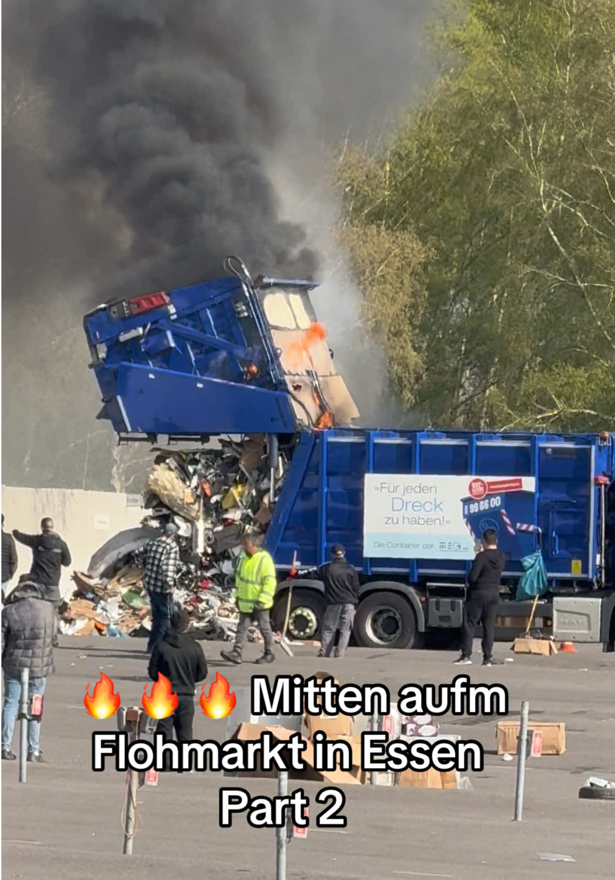 #brand #essen #flohmarkt #feuerwehr #viral 