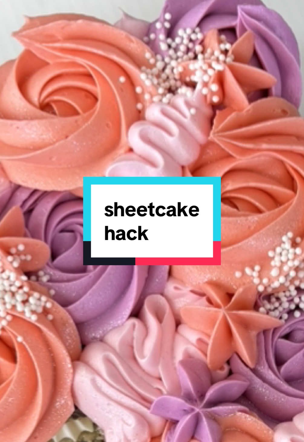 this is obviously a joke, I gatekeep EVERYTHING #cookiecake #cakedecorating  #sheetcake #hack #fyp 