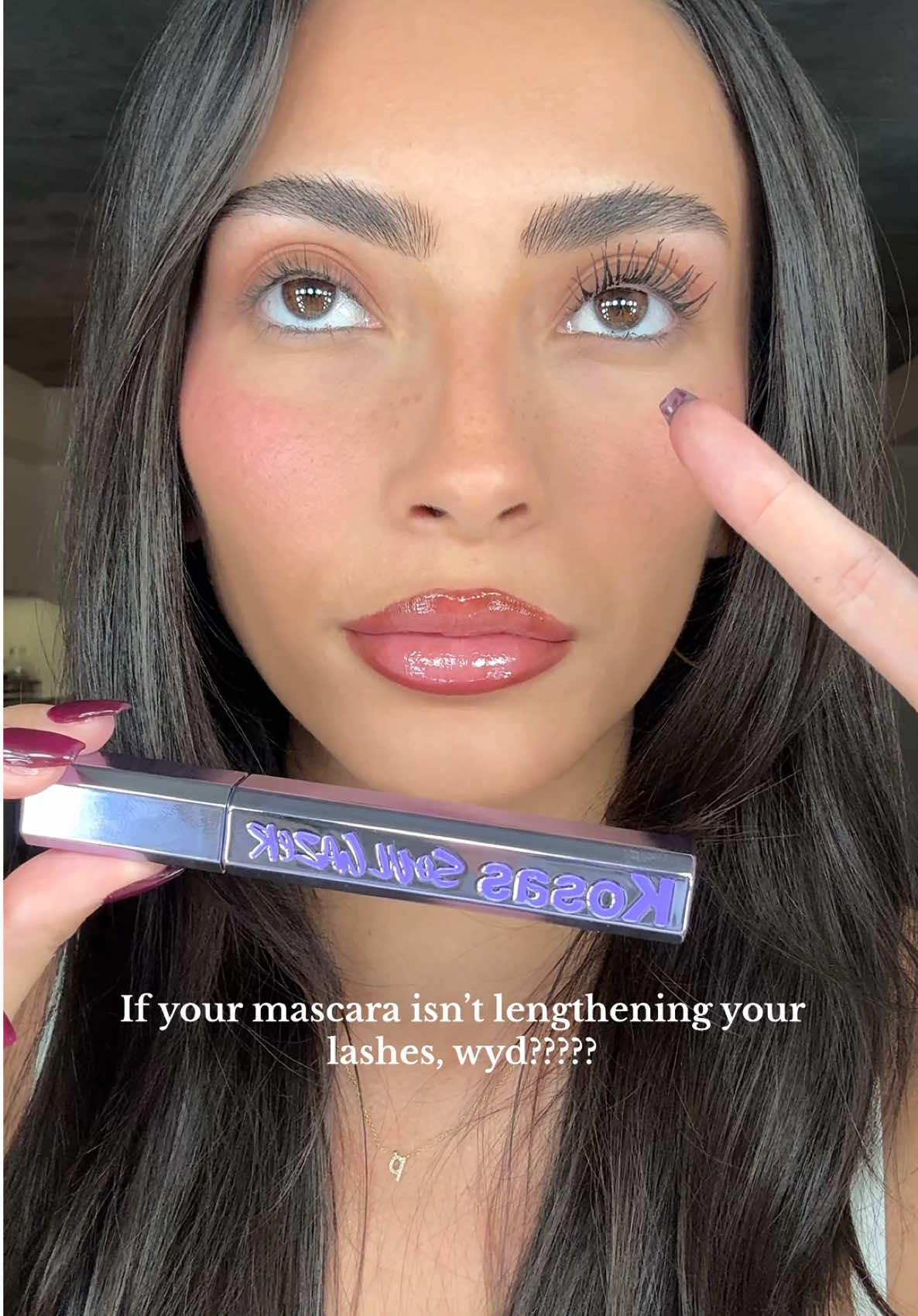 the peptide magic in @Kosas Soulgazer mascara is everything #kosaspartner 💫💜⭐️