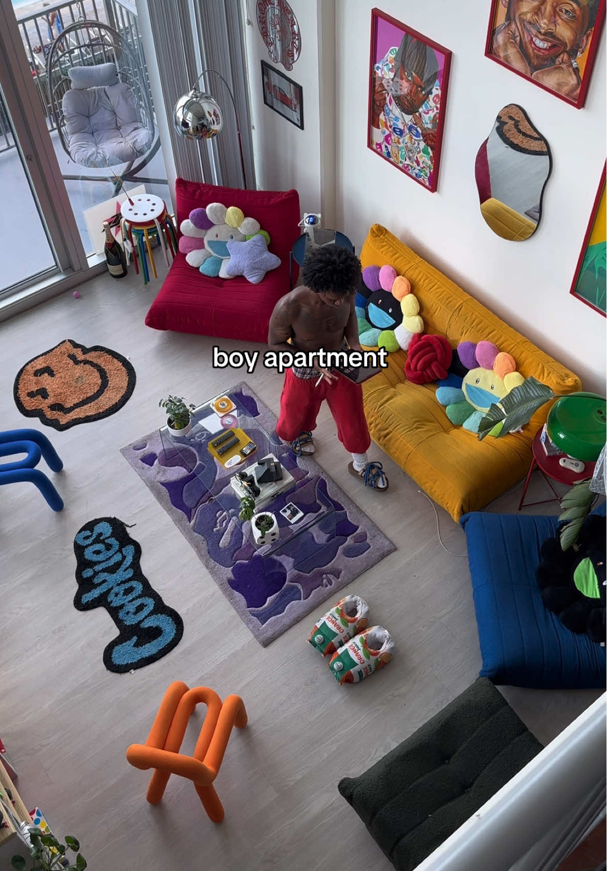 just a boy enjoying his rent  #loftapartment #homede #apartment #decor #luxury 