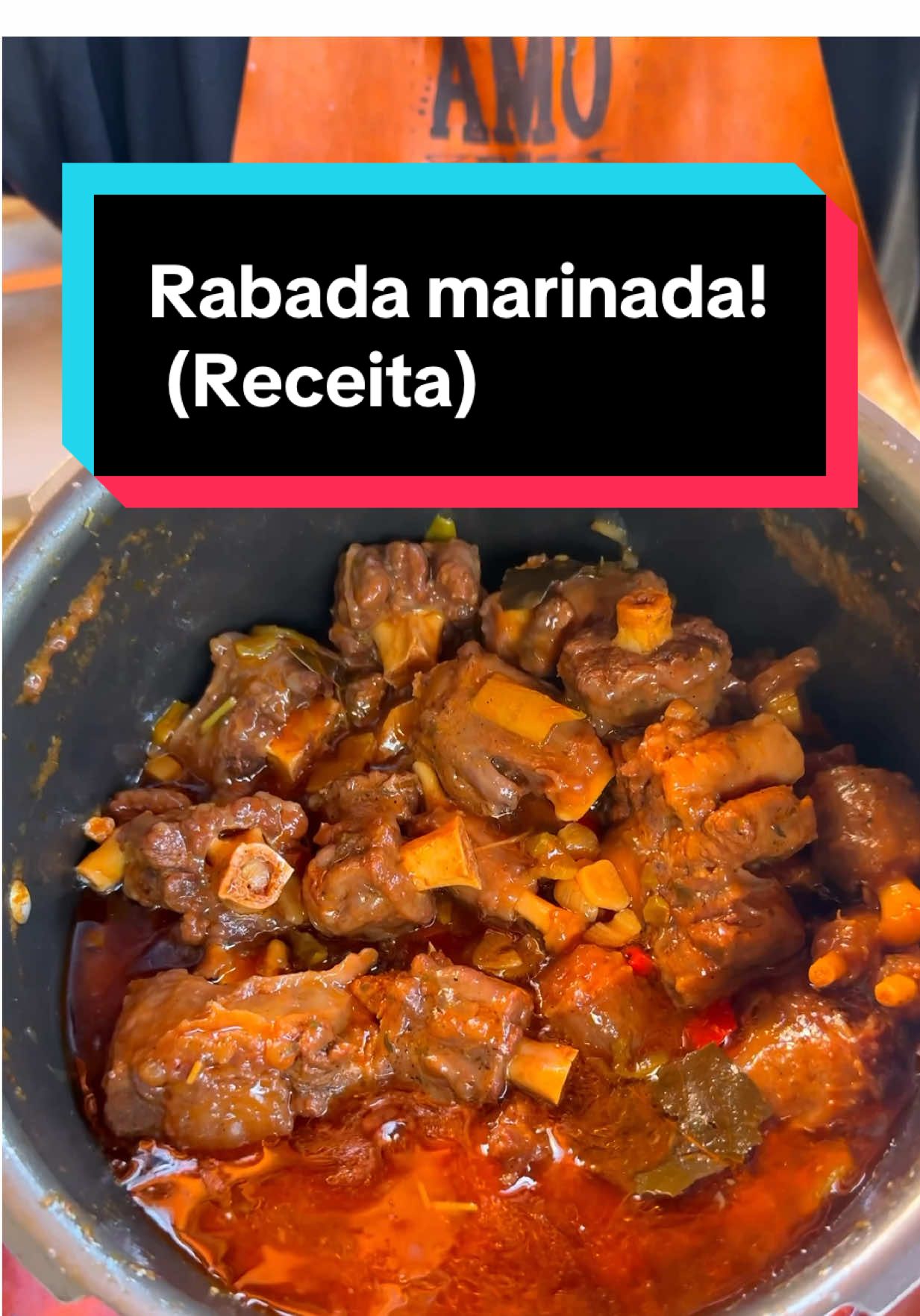 Rabada marinada! (Receita) . #rabada #receitafacil #carne #cozido #dica 