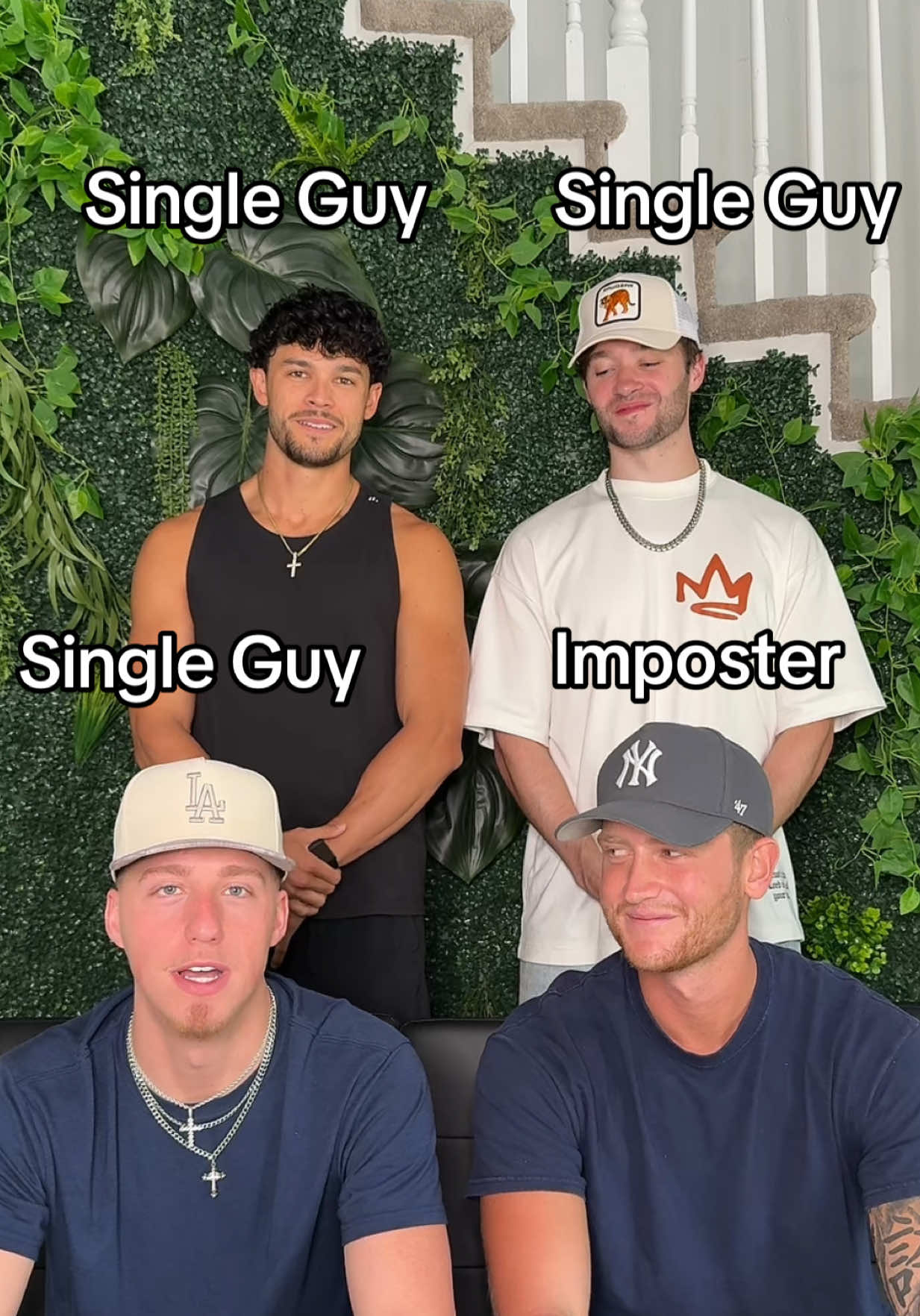 I love this trend 😂 @Joey Roppo 🛩️ @Dawson🐬 @Garrett Banks ⚜️ #imposter #fyp #funny 