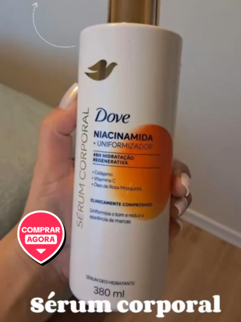 Dove Sérum Hidratante Corporal Niacinamida Uniformizador 380ml  #dove #doveniacinamida #serumcorporal #niacinamide #hidratantecorporal 