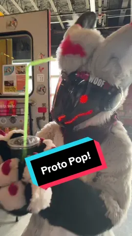 The Proto-Pop is back for a limited time!  @banditwusky @💜Lilac💜🔜BLFC #furry #furries #fursuit #furryfandom 