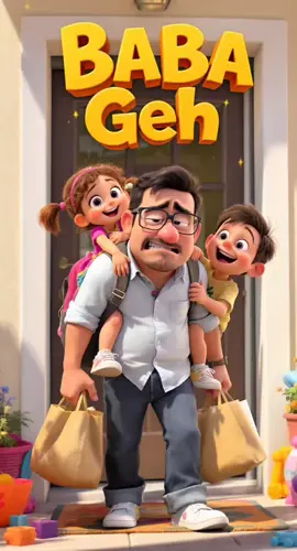 بابا جه .. 🦸🏻‍♀️ اللينك في البيو اعملوا اشتراك عشان يوصلكم كل جديد ❤️ 🫶🏻  بابا طول الوقت شايل طلبات البيت 🛒، مطحون في الشغل 👔، وبيطلع في الآخر ATM متنقل 😂… بس لسه البطل في نظر ولاده 👨‍👧‍👦💙 #fyp #foryou #foryoupage  #BabaGeh #reels