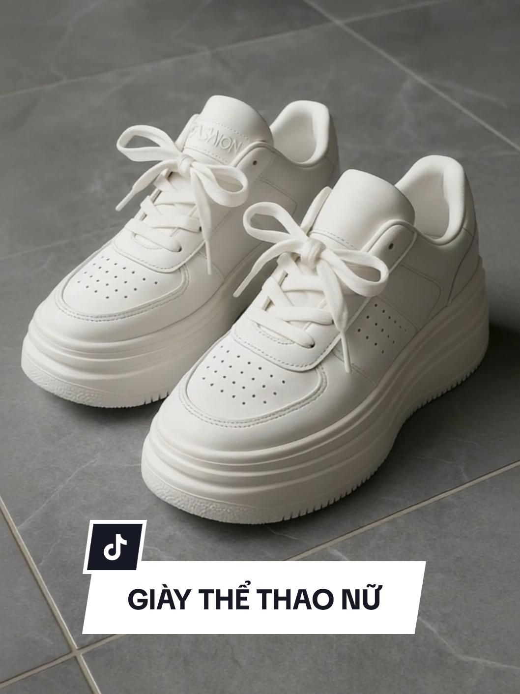 GIÀY THỂ THAO NỮ FULL TRẮNG MỚI #giaydepnu #giaythethao #giaythethaonu #giaysneakernu #giaynu @Giày dép 2025 