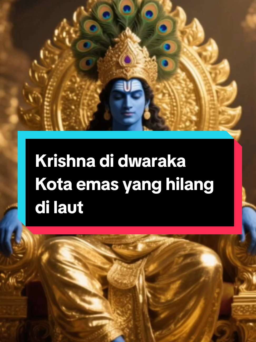 Dwaraka adalah kerajaan megah yang dibangun Krishna di tepi laut. Dengan istana emas dan taman indah, kota ini digambarkan sebagai surga di bumi. Hingga kini, reruntuhan Dwaraka dipercaya masih tersembunyi di dasar laut Gujarat, India. Jangan lupa like & subscribe untuk kisah epik lainnya! #Krishna #Dwaraka #Mahabharata #LegendaHindu #CeritaEpik 