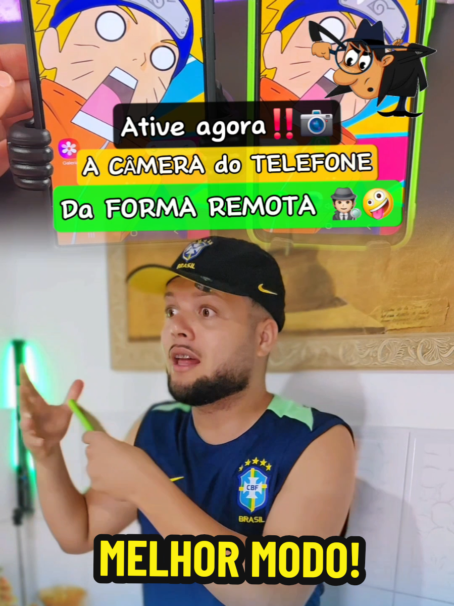 Ative a câmera remotamente #dicasdecelular #segredo #android #iphone #tecnologia 
