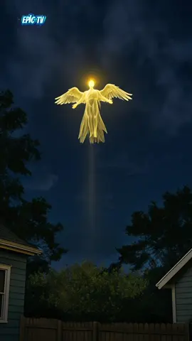#TranslucentAngel #DivineLight #HeavenlyGlow #MysticalVision #NightMiracle 