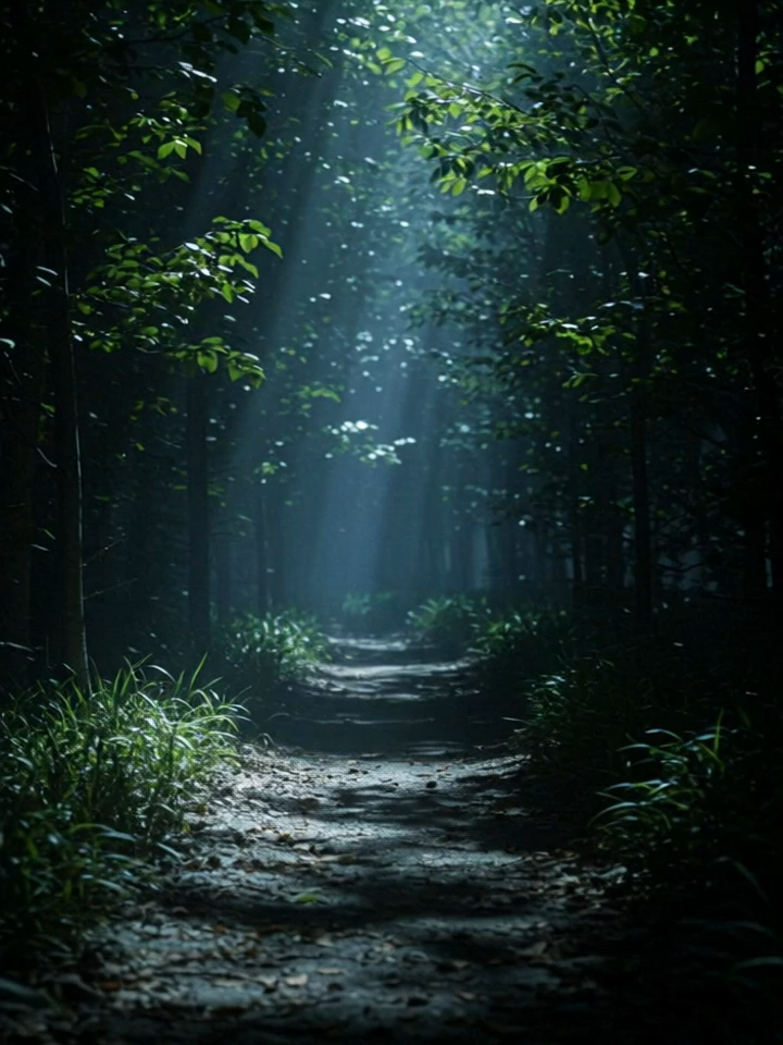 #aesthetic #nature #vibe #moon #forest