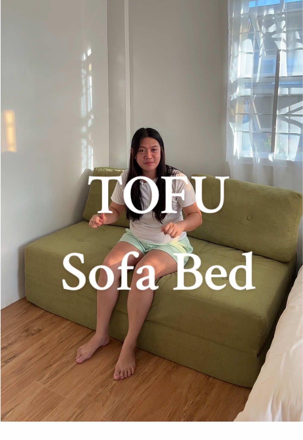 Need mo ba ng extra bed? Or bed na pwedeng maging sofa?! Eto na ang TOFU Sofa Bed 🔥  #sofabed #sofa #bed #memoryfoam #dreame 