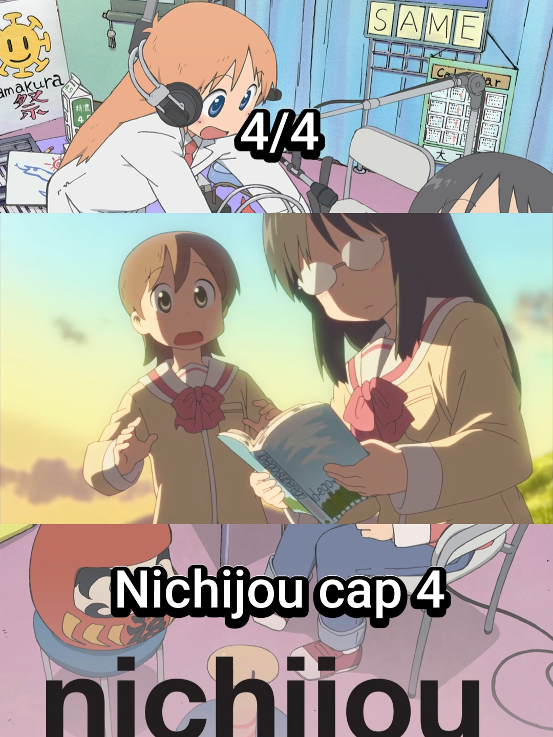 Nichijou 4 4/4🙌creditos a ❤️Kyoto Animation y ❤️AnimeFLV 👌#viralvideos #paratii #nichijouedit #nichijou #fypp #myordinarylife
