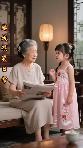 婆婆：我好像被套路了😂😂#祖孫情#婆媳搞笑對話# 反鬥嘴 #婆媳日常鬥嘴 