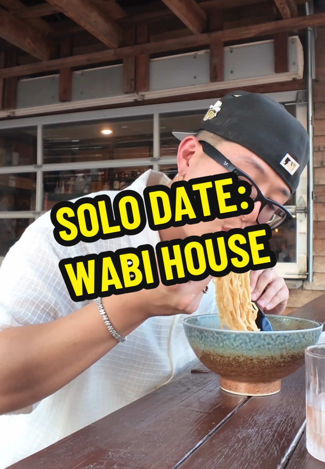 I went on a solo date to Wabi House #pov #solo #fyp #fypシ #ramen 