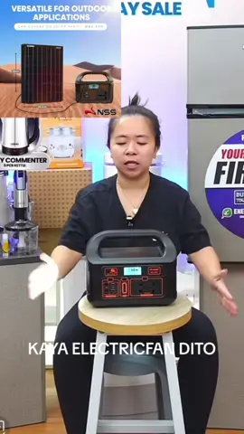 Maganda pala to lalo na sa lugar na madalas brown out e #nsspowergenerator #powergenerator #portablepowerstation #portablegenerator #solargenerator 