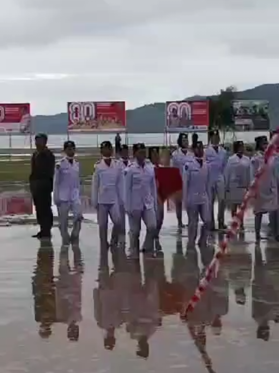 paskibraka dlm genangan air hujan#fyptiktok #fyppppppppppppppppppppppp #paskibrakaindonesia 