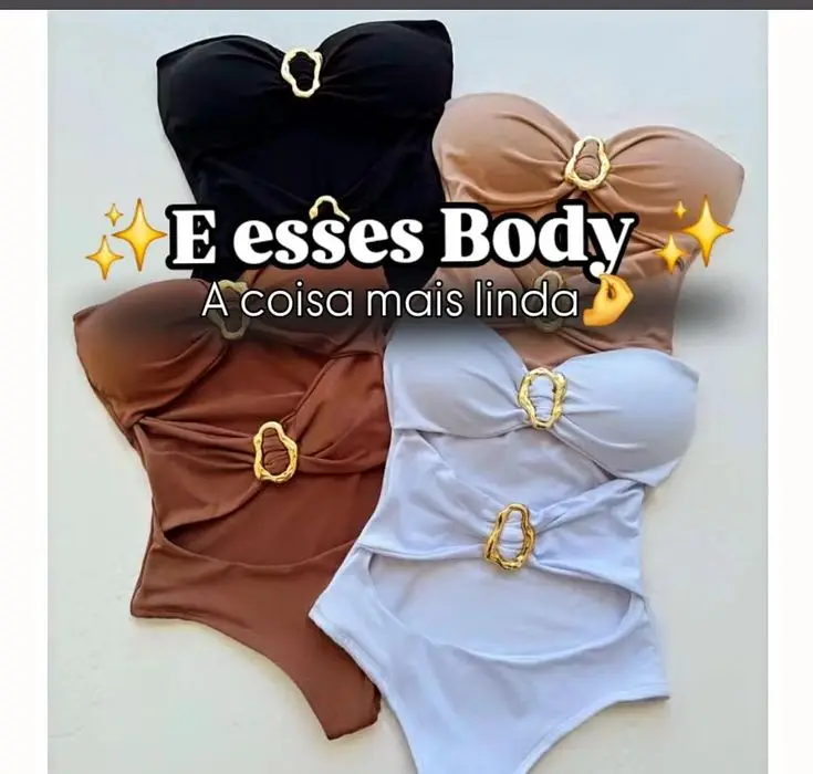 ✨Body Feminino Tomara Que Caia Fivela Malha Suplex Com Bojo ✨ 🔎link na bio ou no meu comentário neste vídeo! só copiar e colar no Google! Para mais achadinhos, me siga na rede vizinha 😻