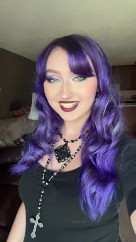 hi my hair is purple