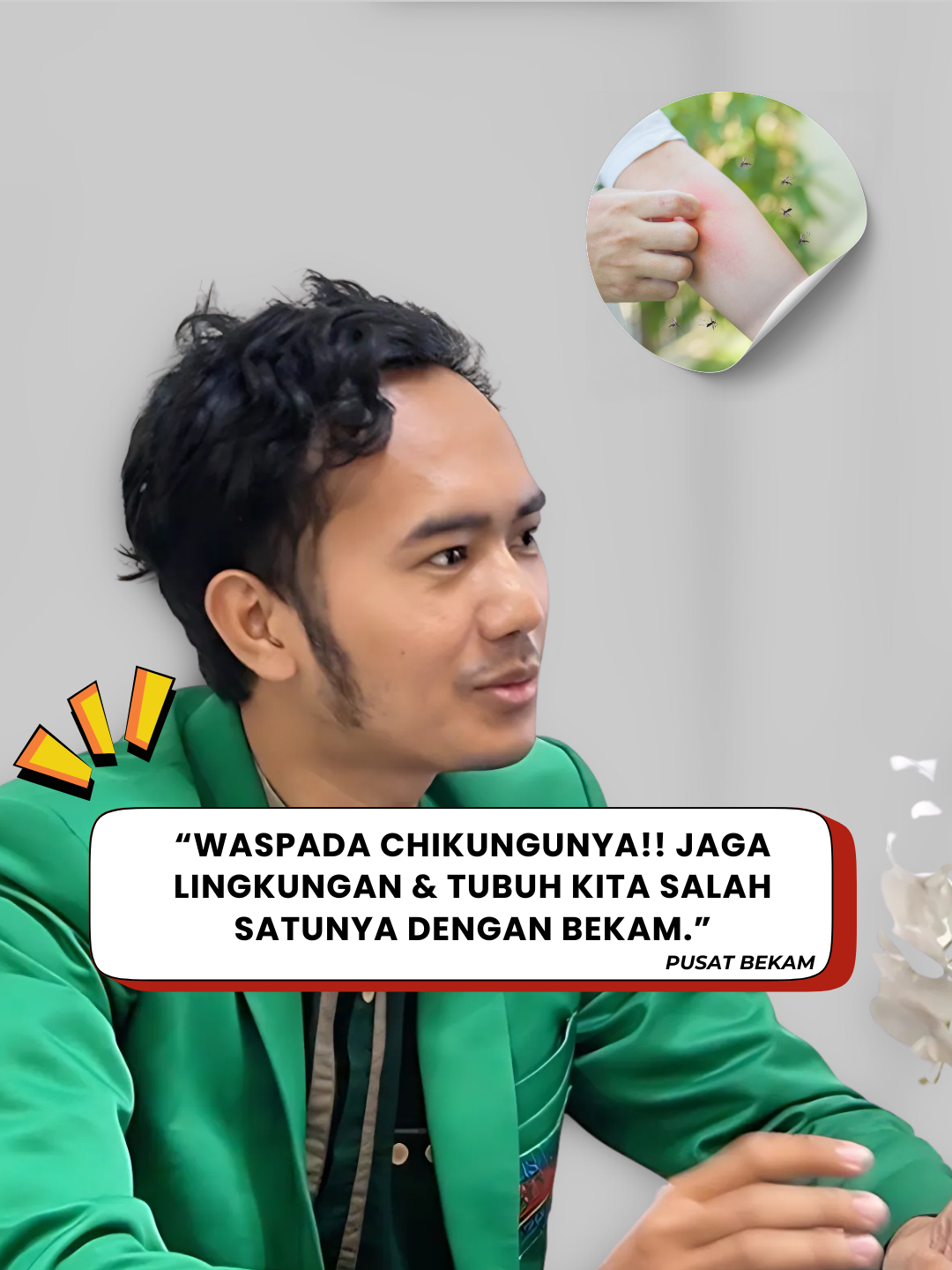 🦟 Waspada Chikungunya, Jaga Lingkungan & Tubuh Kita 🌿 Penyakit chikungunya menyebar melalui gigitan nyamuk, dan nyamuk sangat mudah berkembang biak bahkan hanya di genangan air yang kecil sekalipun. Untuk mencegahnya, kita dapat menerapkan 3M: ✅ Menutup tempat penampungan air ✅ Menguras bak atau wadah air secara rutin ✅ Membersihkan lingkungan agar tetap sehat Dalam ajaran Islam sendiri, kebersihan adalah bagian dari iman. Menjaga lingkungan bersih bukan hanya mencegah penyakit, tetapi juga bentuk ketaatan kepada Allah SWT. Selain itu, ada langkah tambahan yang tidak kalah penting: 🌸 Mengadakan fogging atau bakti sosial warga untuk membasmi nyamuk 💪 Menjaga imunitas tubuh dengan olahraga teratur, mengonsumsi makanan bergizi, serta menjaga pola hidup sehat 🩸 Dan bagi yang ingin menjaga kebugaran sekaligus detoksifikasi, terapi bekam juga bisa menjadi pilihan. 📍 Pusat Bekam Terbesar di Indonesia 📞 Call Center: 0851-5859-9827 🔗 Info Cabang: pusatbekamruqyah.com/cabang #PusatBekam #BekamSunnah #BekamSehat #TerapiBekam #HidupSehat #CegahChikungunya #3M #JagaKebersihan #infokesehatan #infoviral #pusatbekam #pilek #sehatganteng #tipskesehatan #gejalapilek #vit #capektinggalbekam #levelupkesehatan #bekamantierror #sehatdenganbekam #bekamsehatberkah #infokesehatan #terapibekam #bekam #bekamtradisional #bekamrefleksi #refleksi #bekambasah #bekamkering