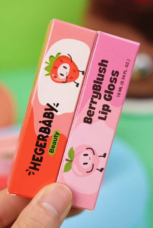 Two Sweet Flavors, Twice the Fun! 🍓🍑	 #Hegerbaby #BerryBlushLipGloss #PeachyGlowLipGloss #KidsLipGloss #SafeForKids #FunLipColors #StrawberryLipGloss #PeachLipGloss #GlossyAndCute #NonStainingLipGloss #GentleLipCare #KidFriendlyMakeup #GlossySmiles #SweetLipColors #MomApprovedBeauty #HappyConfidentKids