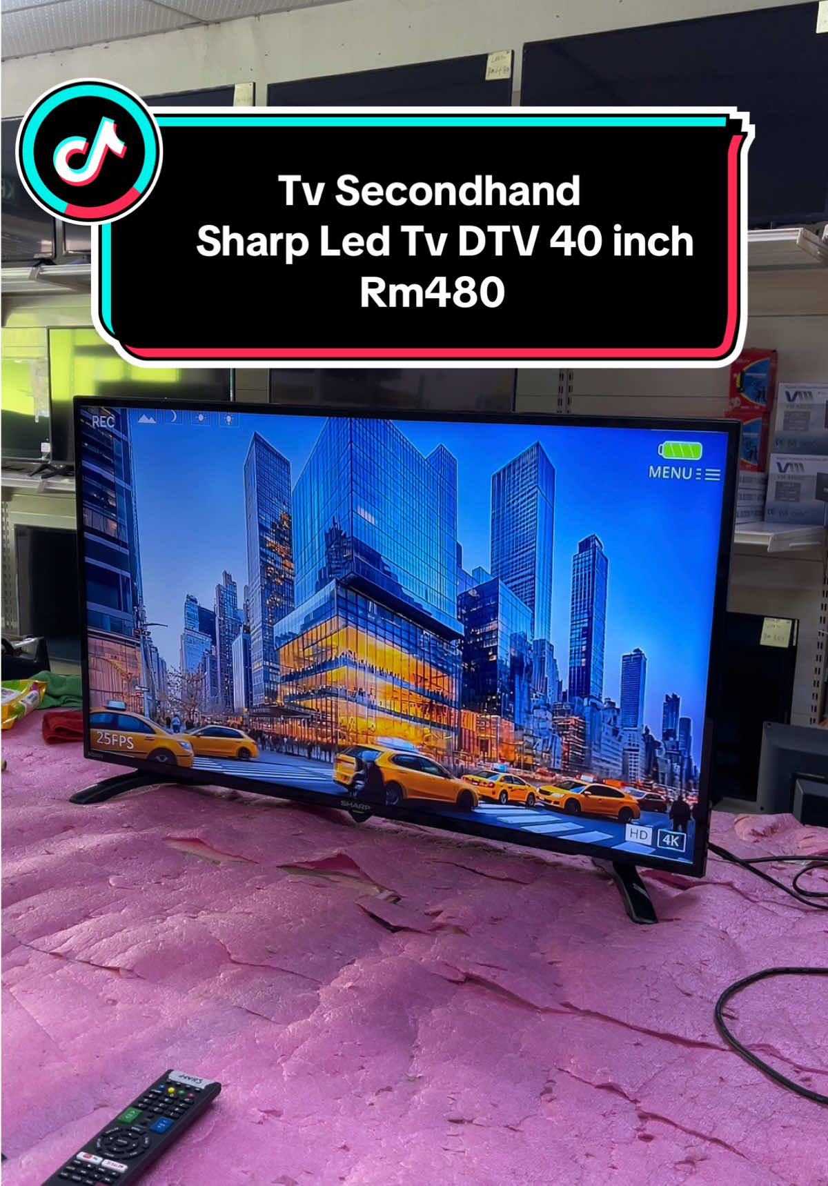 Tv Secondhand Sharp Led Tv DTV 40 inch Rm480 ✅Ada Warranty Berminat Boleh Terus Call Atau Wasap Kami  📲Wasap.my/60165395687  📍Masjid Tanah Melaka. ⏰Operation: 10:00am - 06:00pm ( Isnin - Sabtu ) ✅Service Repair Tv ✅Menjual Tv Secondhand & Tv Baru #tvsecondhand #masjidtanah #alorgajah #melaka #melakatiktok 