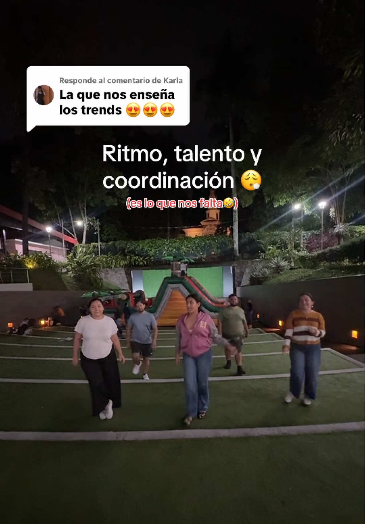 Respuesta a @Karla  La coordinadora de grupo🤣 hace lo que puede pero nos falta talento🤣 #trendsoftiktok #dance #hayapoyosolofaltatalento #trends #sobelove 