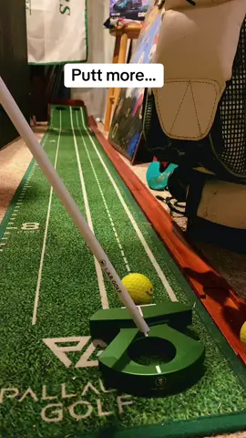 Want to get better at golf.   Putt more #getbacktogolf 