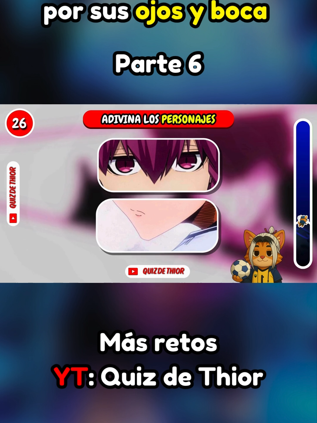 Adivina 2 personajes por ojos y boca ⚽🔥 ¿Cuántos sabes sobre Blue Lock? #bluelock #quizanime #animechallenge #bluelockquiz #isagi #bachira #rinitochi #nagiseishiro #barou #animefans #triviadeanime #desafioanime #retodeanime #adivinaelpersonaje #bluelock #quizanime #fansdeanime