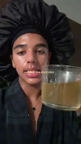 ignore how I look…#fyp #tea #acne #guthealth