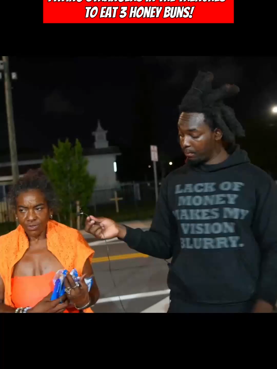 Paying Strangers In The Trenches to Eat 3 Honey Buns! #prankvideo #prankchallenge #fouryou #us