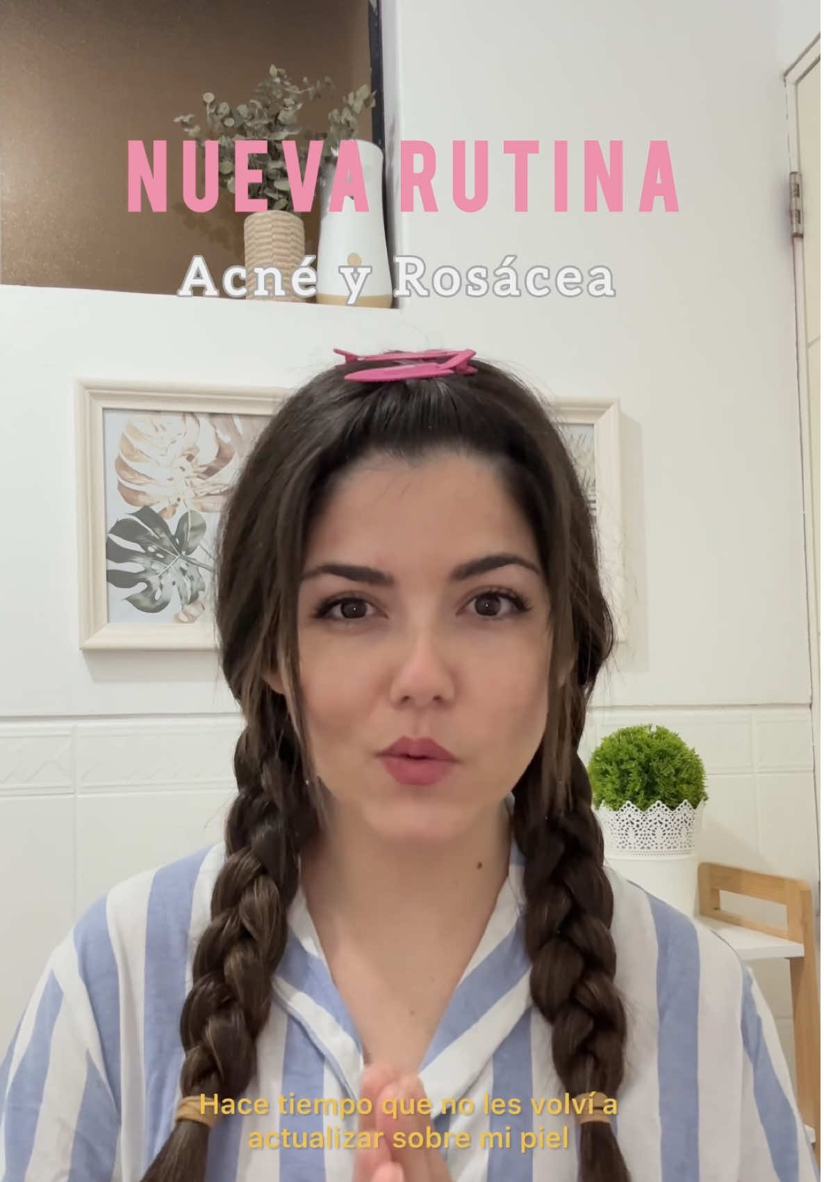 Mi piel me hace renegar jajaja 💕 pero entiendo el proceso y tengo fe en este nuevo tratamiento que tendré dentro de poco 💕 #rosacea #acne #dermatologa #piel #rutinadeskincare 