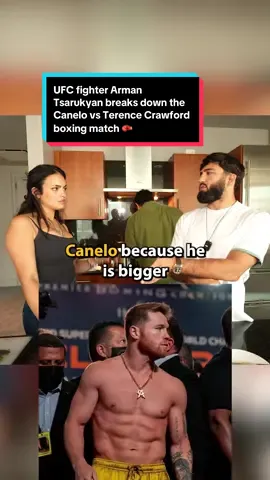 UFC fighter Arman Tsarukyan breaks down the Canelo vs Terence Crawford boxing match #canelo #boxing #UFC #terencecrawford #ninadrama 