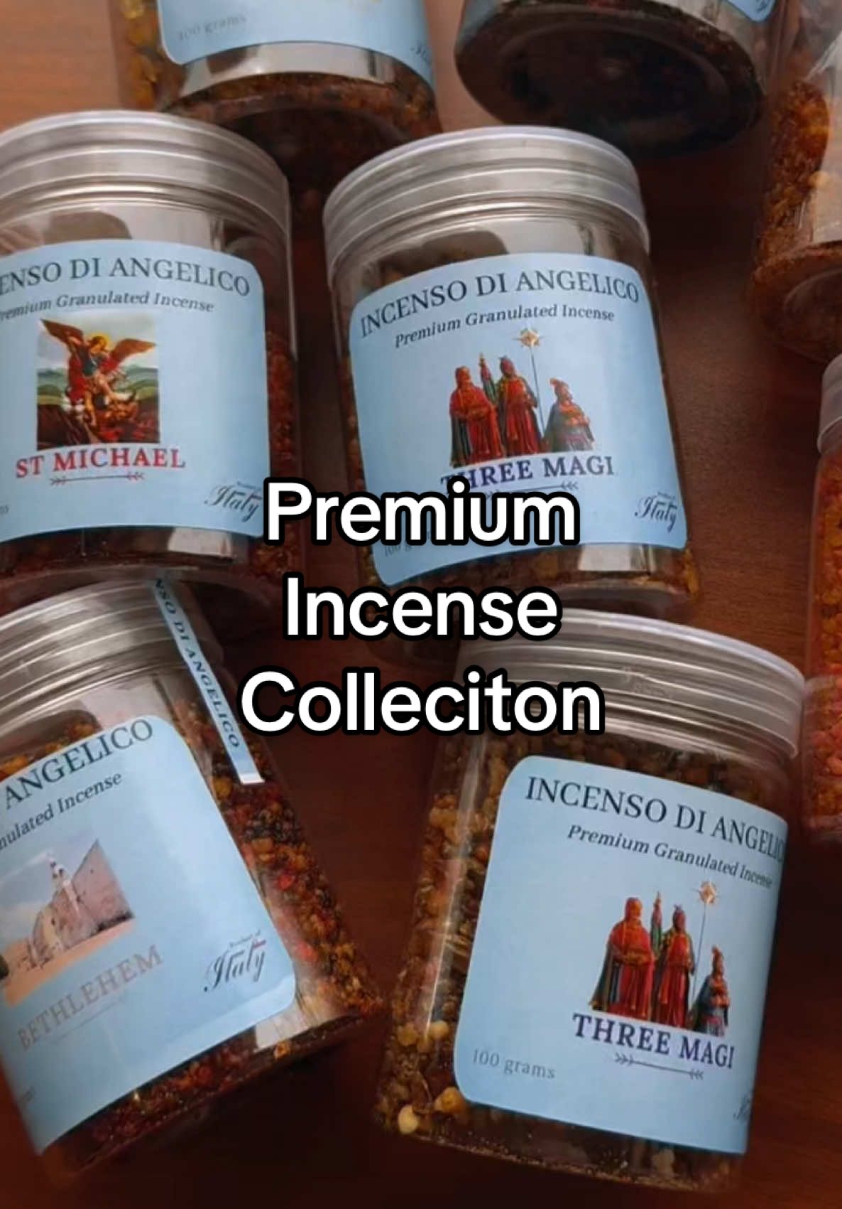 Replying to @Kean Perito  Here’s our incense collection ✨ Get them in stores or shop them on our shop.e.e 😊  DM us for more info 🙏🏼   #chansarticle #incenseburner #incense #catholicchurch #catholictoker 