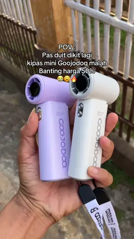 Akhirnya kipas mini Goojodoq banting harga nih rugi bngt kalo gk gercep😜 #kipasangin #kipasanginmini #kipasanginviral #kipasgoojodoq #goojodoq 