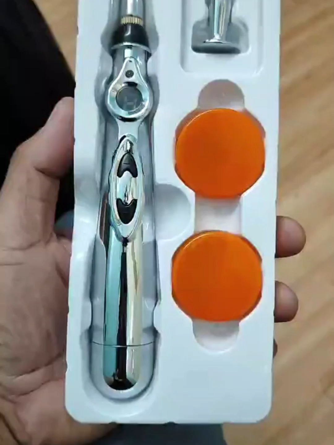 Electric Massage Pen for Acupuncture Pain Relief with Laser Electronic Therapy for Energy Meridians  #fypシ゚viral🖤tiktok #fypシ゚viral #massager #fyp #pen #acupuncture